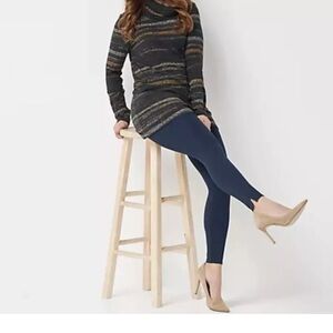 Spanx Ponte Knit Slit Hem Leggings